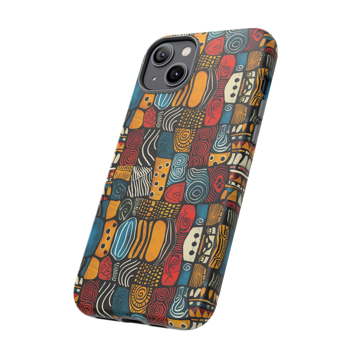 Stylish African Pattern Phone Case – Unique and Vibrant Protection 159