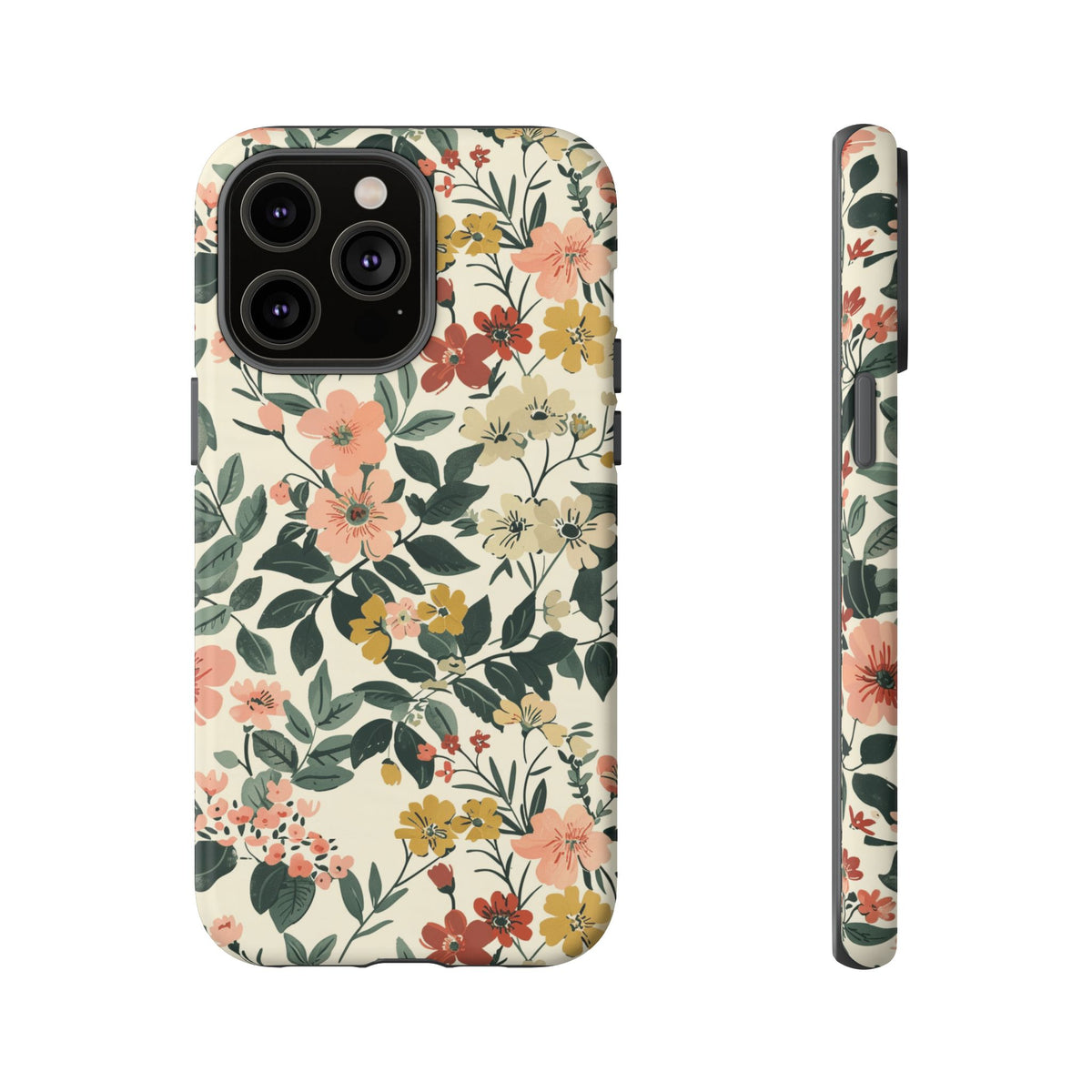 Flower-Themed Phone Case – Elegant Protection with a Floral Twist