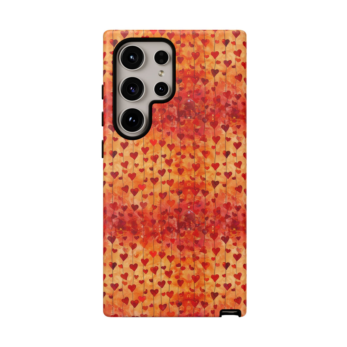 Heart Pattern Phone Case – Stylish & Loving Design for Your Device 827