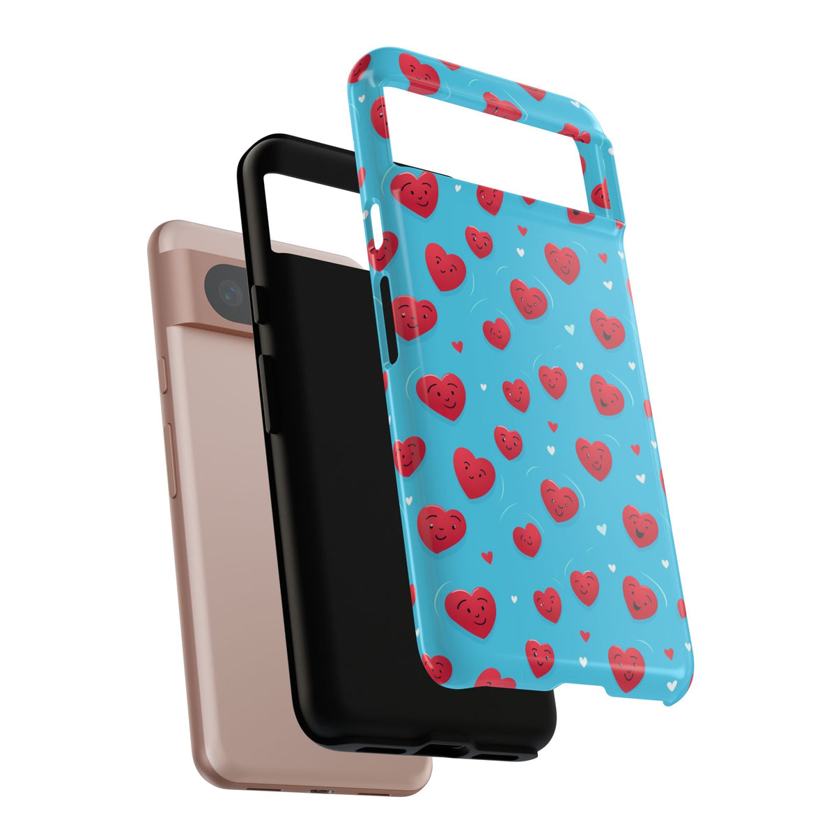 Heart Pattern Phone Case – Stylish & Loving Design for Your Device 811