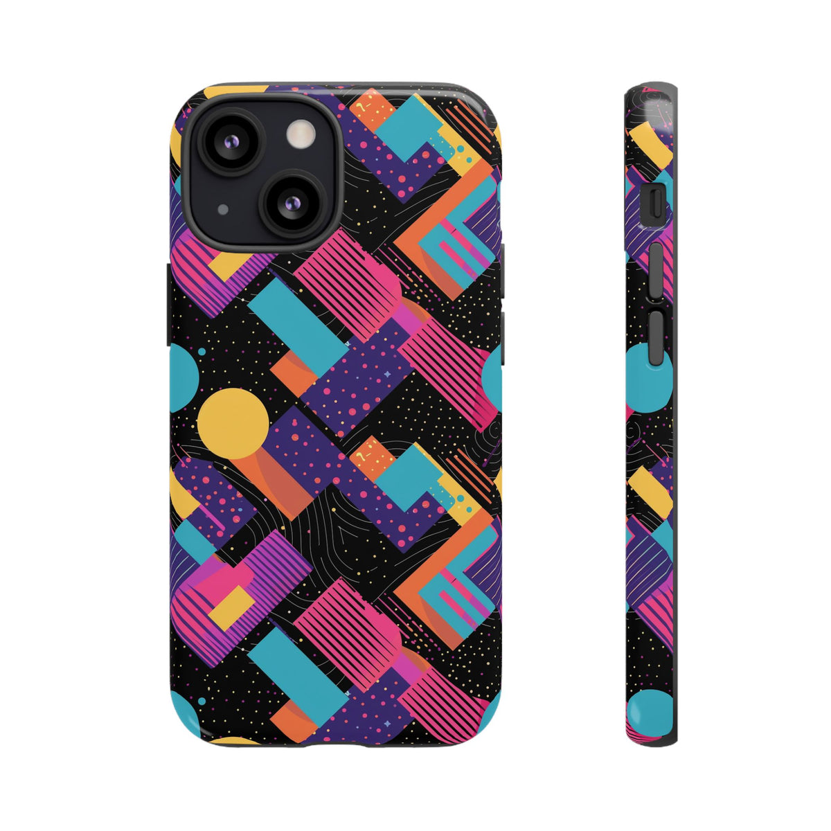 Retro 80s Seamless Phone Case – Vintage Style Meets Modern Protection 088