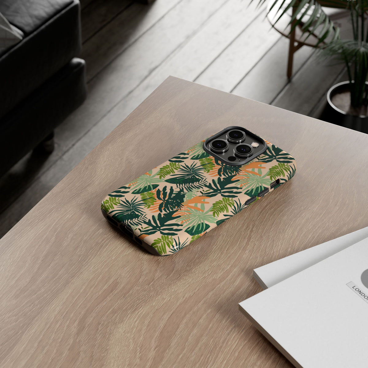 Jungle Pattern Phone Case – Exotic & Lush Design for Your Phone 353