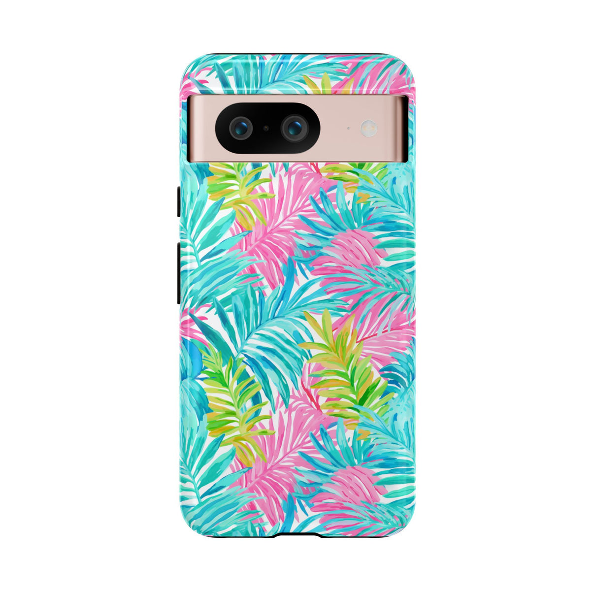 Vibrant Summer Leaves Phone Case – Colorful & Durable Summer Design