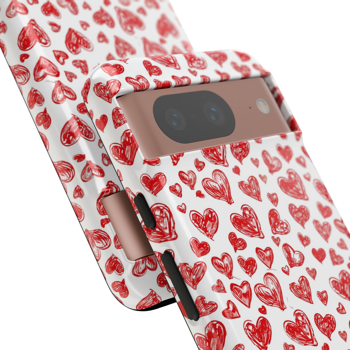 Heart Pattern Phone Case – Stylish & Loving Design for Your Device 814