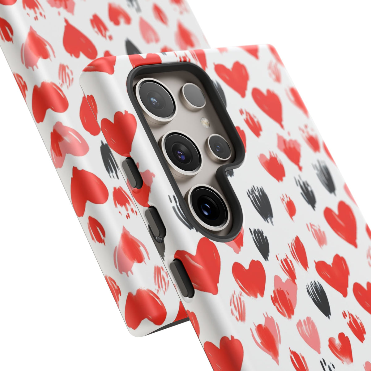 Heart Pattern Phone Case – Stylish & Loving Design for Your Device 366