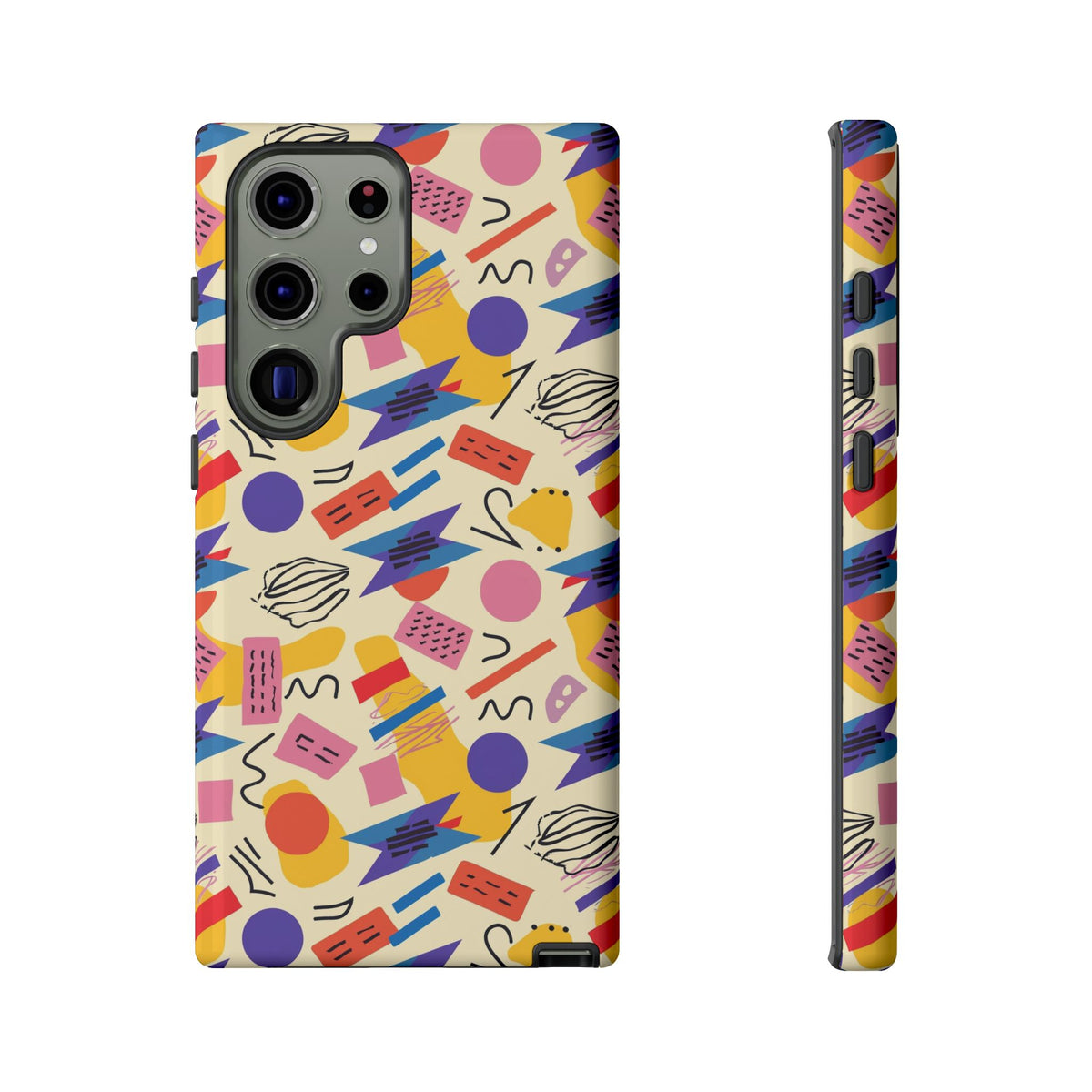 90s Themed Seamless Pattern Phone Case – Embrace Retro Style and Protection 270