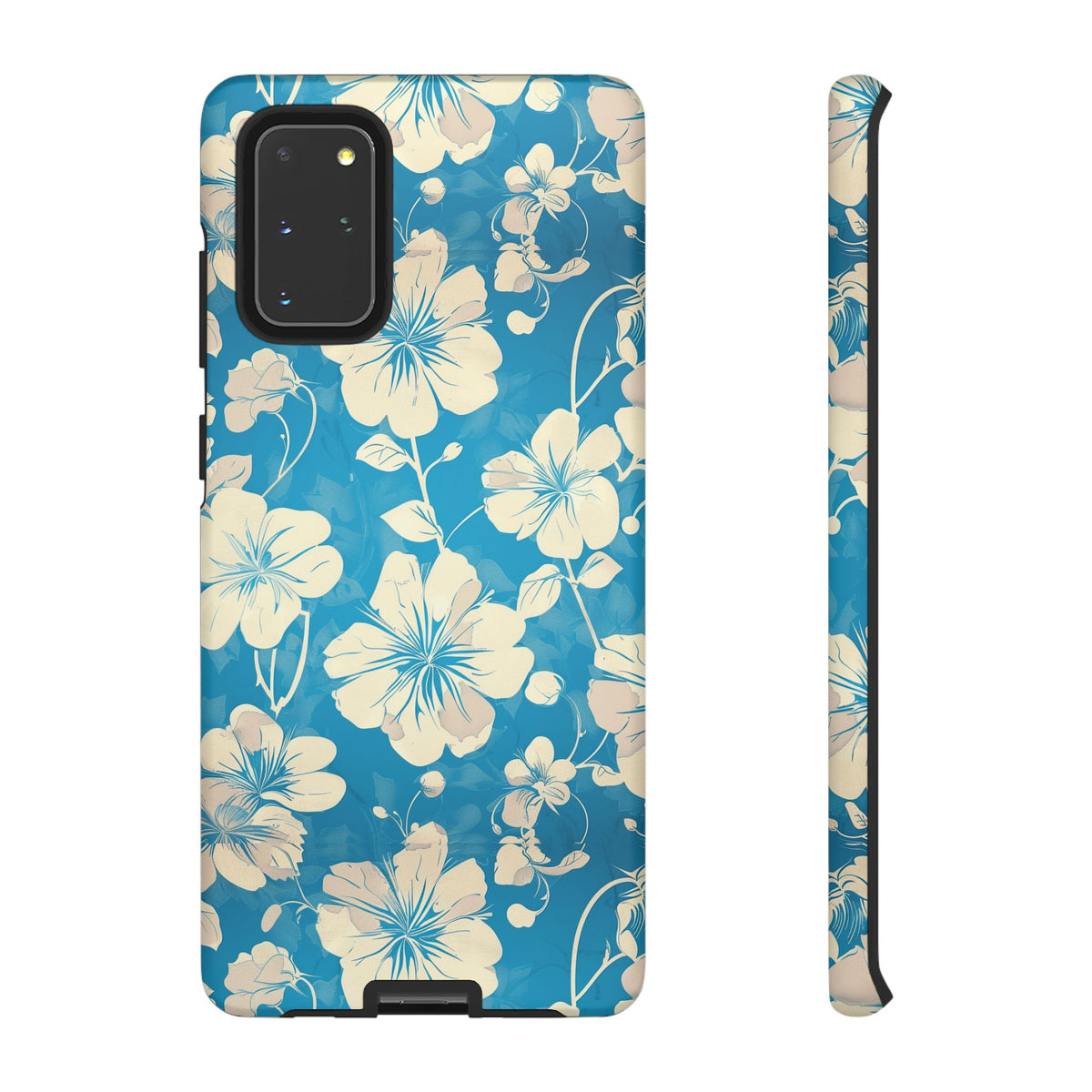 Blue Floral Seamless Pattern Phone Case