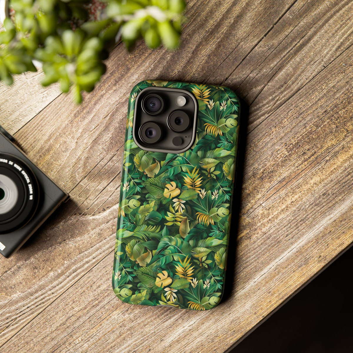 Jungle Pattern Phone Case – Exotic & Lush Design for Your Phone 330