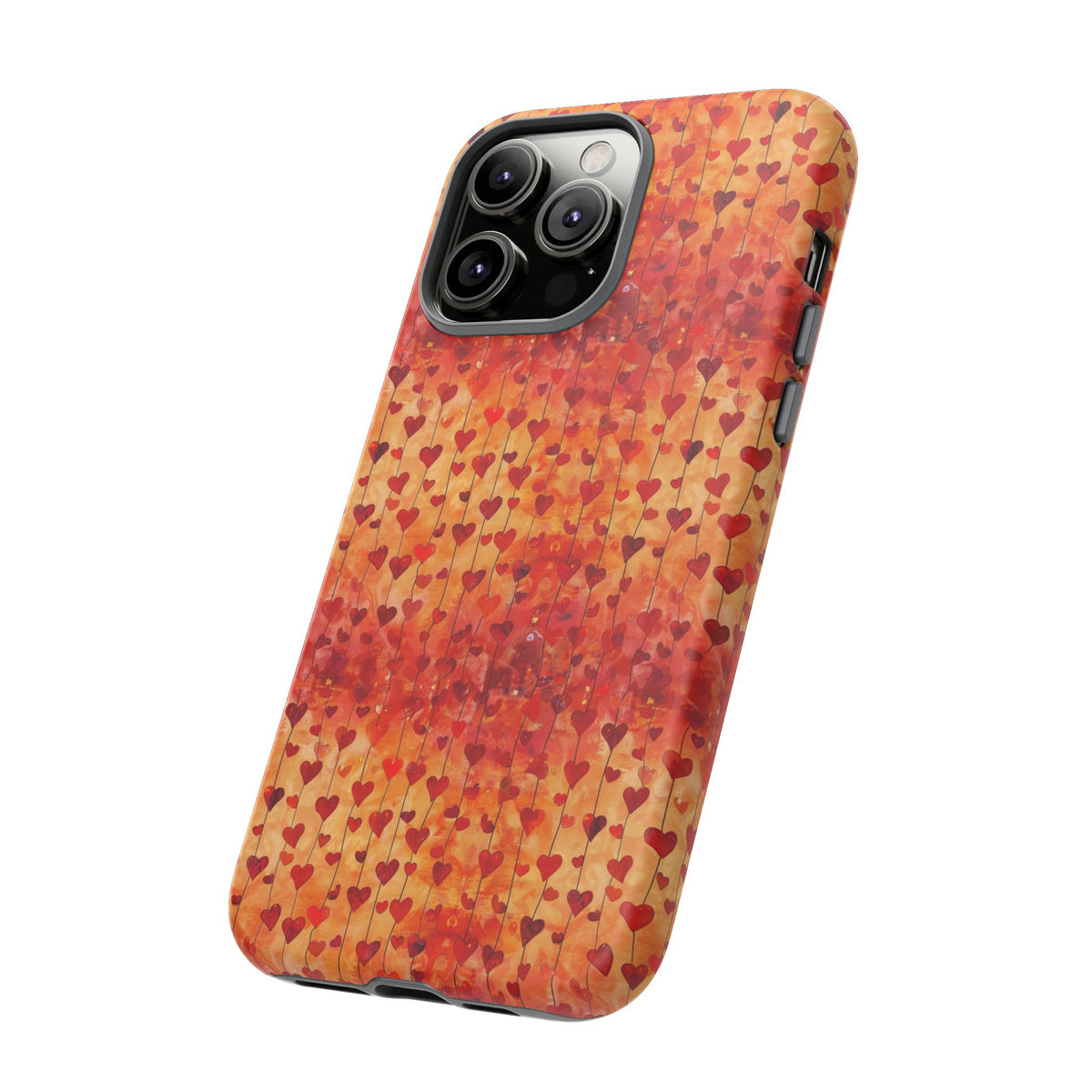 Heart Pattern Phone Case – Stylish & Loving Design for Your Device 827