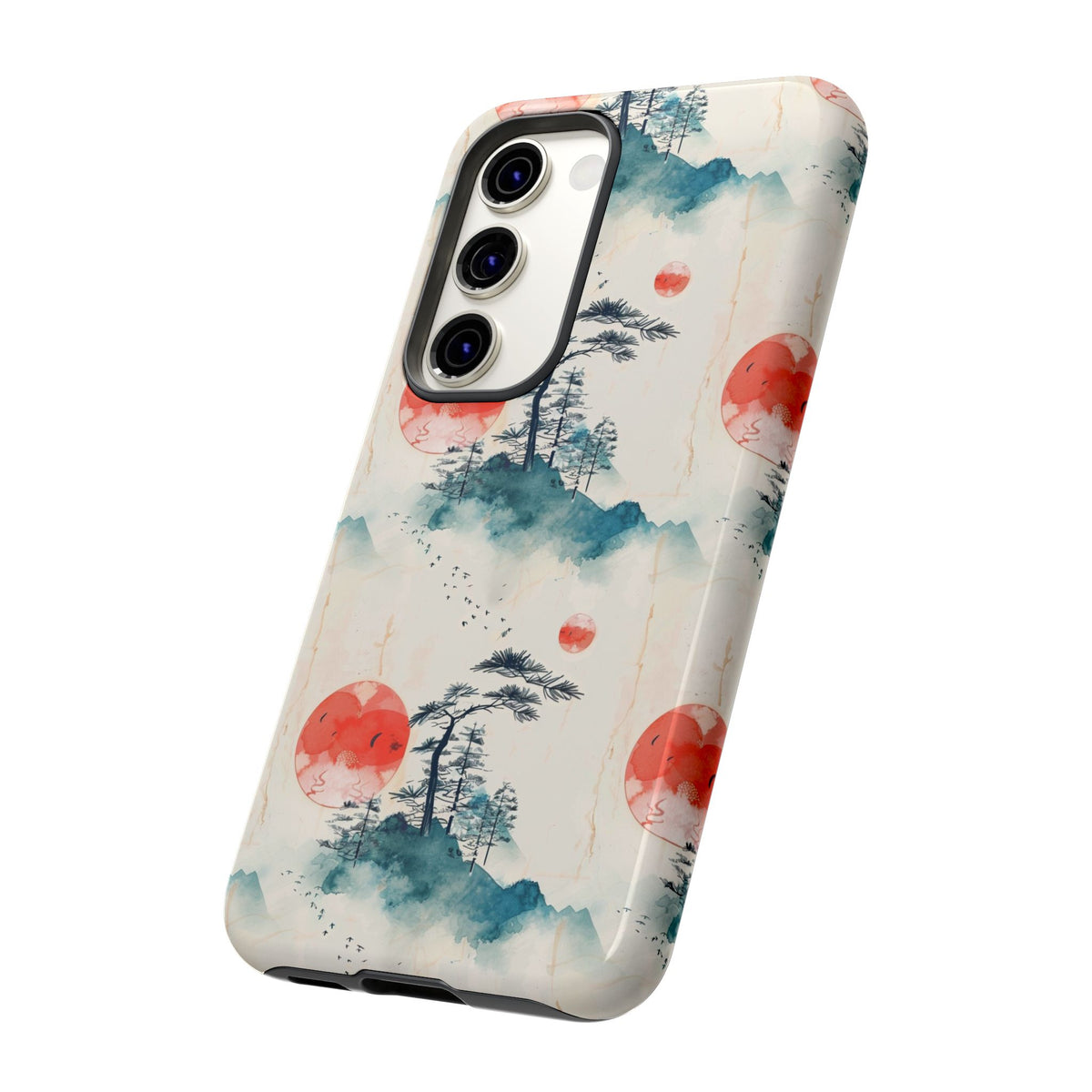 Japanese Pattern Phone Case – Elegant & Timeless Design for Your Phone 055