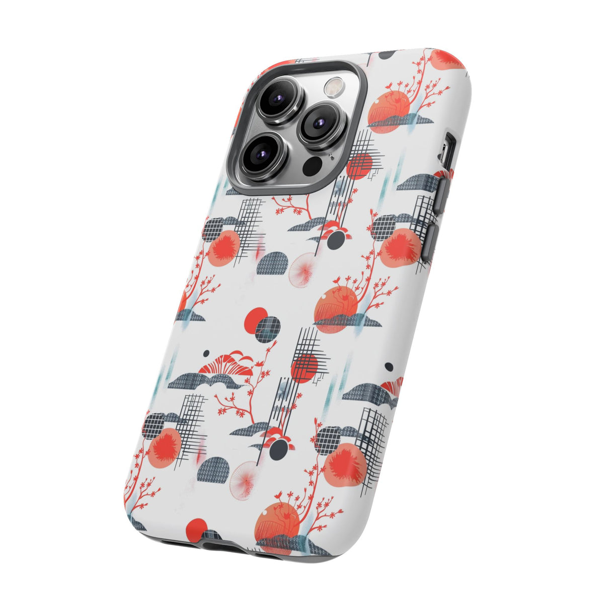 Japanese Pattern Phone Case – Elegant & Timeless Design for Your Phone 082