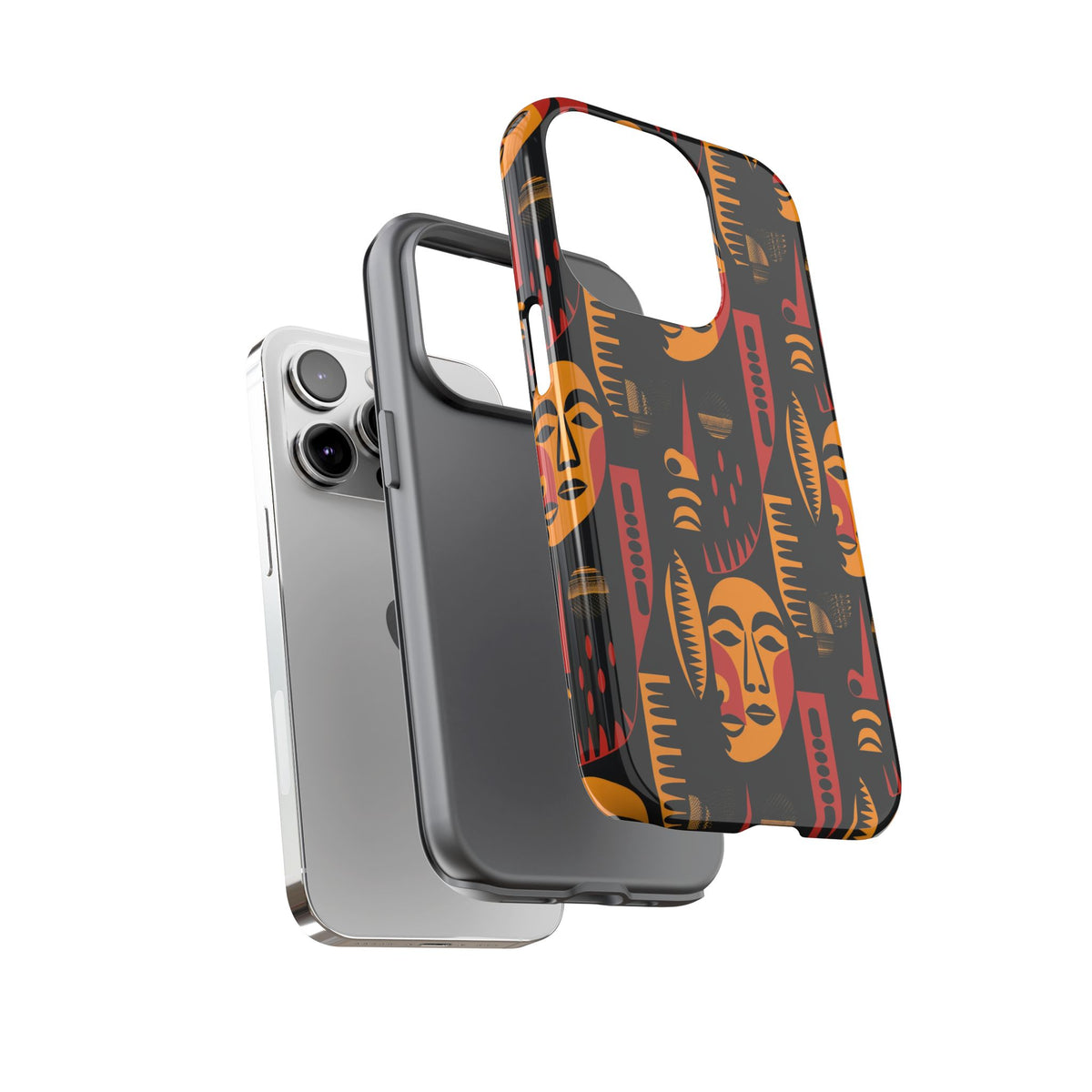 Stylish African Pattern Phone Case – Unique and Vibrant Protection 203