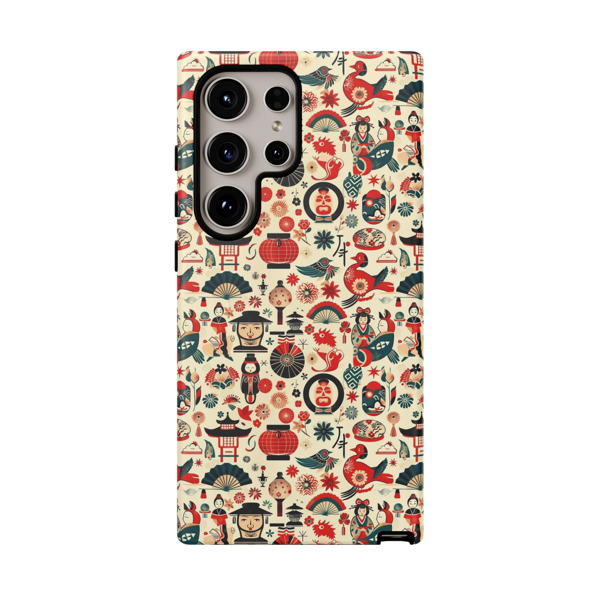 Japanese Pattern Phone Case – Elegant & Timeless Design for Your Phone 471