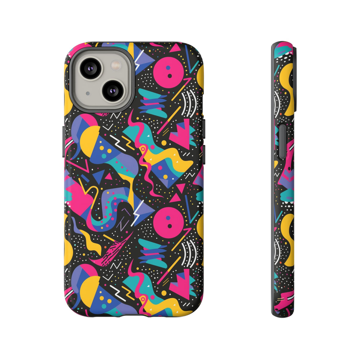 90s Themed Seamless Pattern Phone Case – Embrace Retro Style and Protection 302