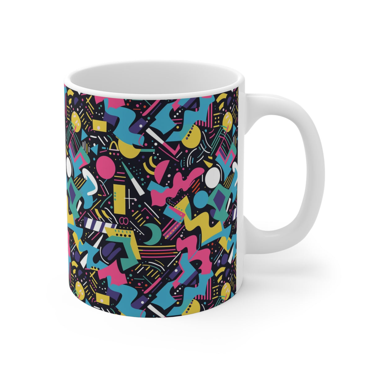 90s Retro Coffee Mug - Full Wrap Design 562