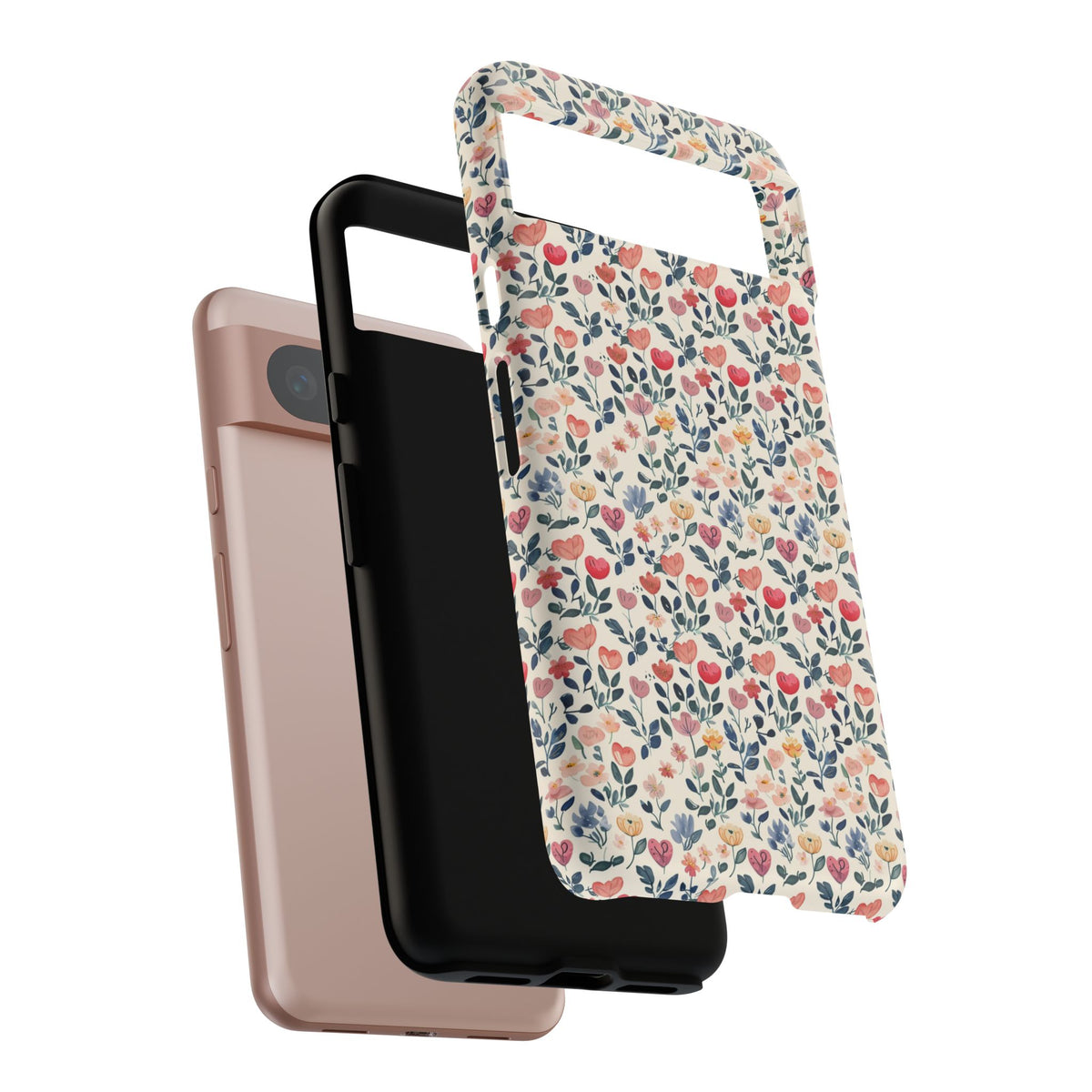 Heart Pattern Phone Case – Stylish & Loving Design for Your Device 261