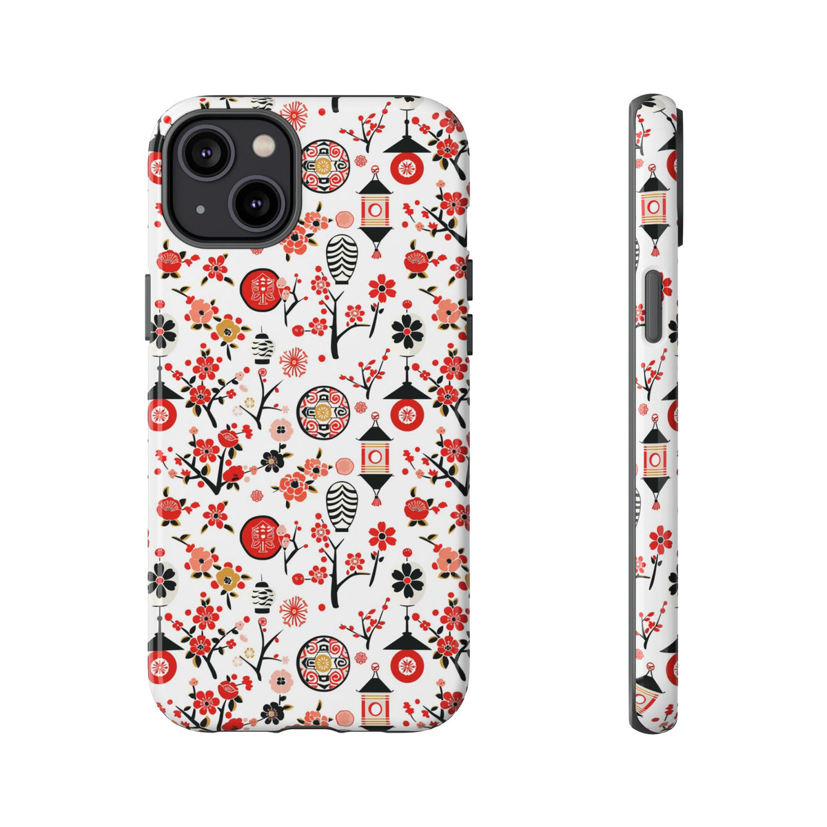 Japanese Pattern Phone Case – Elegant & Timeless Design for Your Phone 468