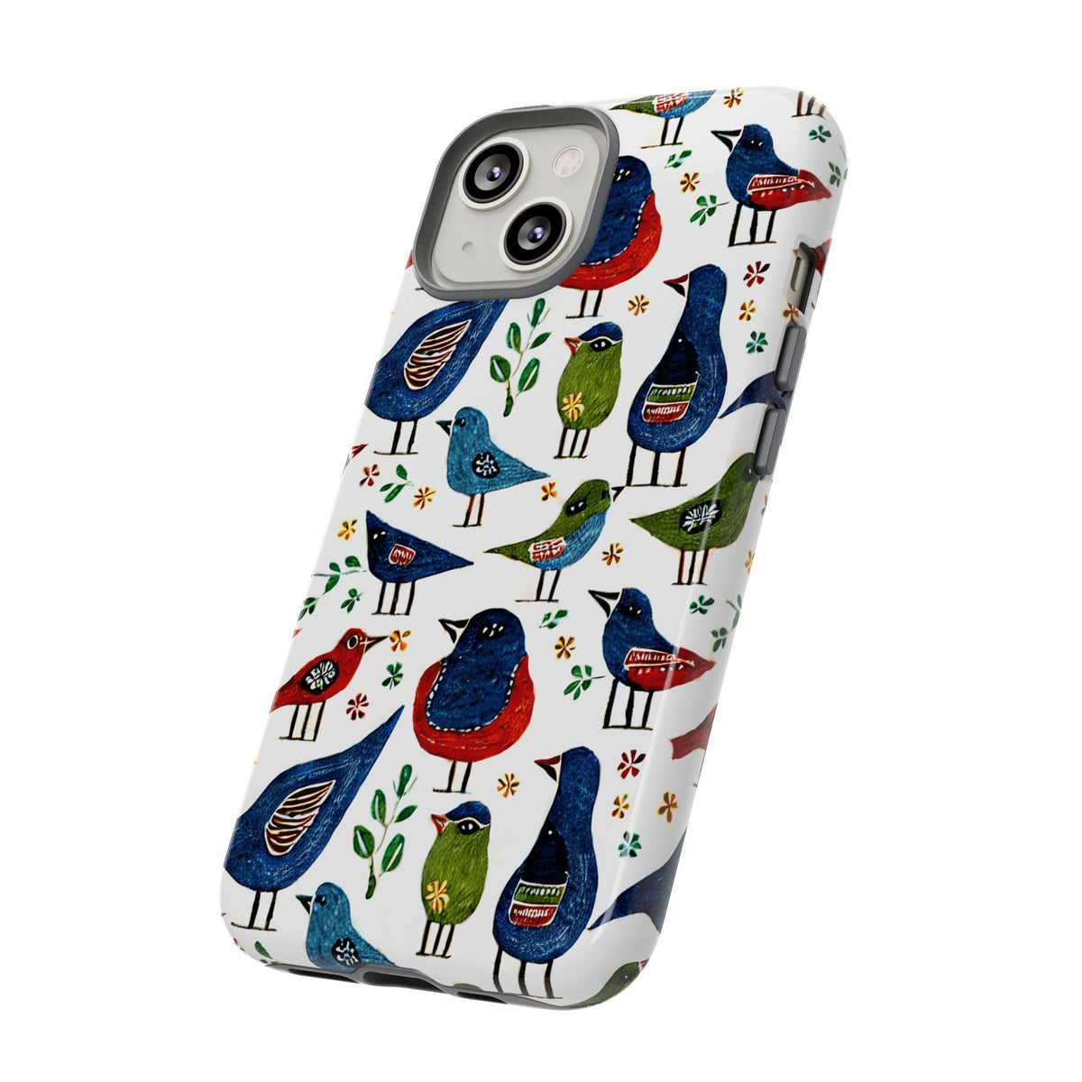 Birds Seamless Pattern Phone Case – Elegant and Timeless Avian Design 12