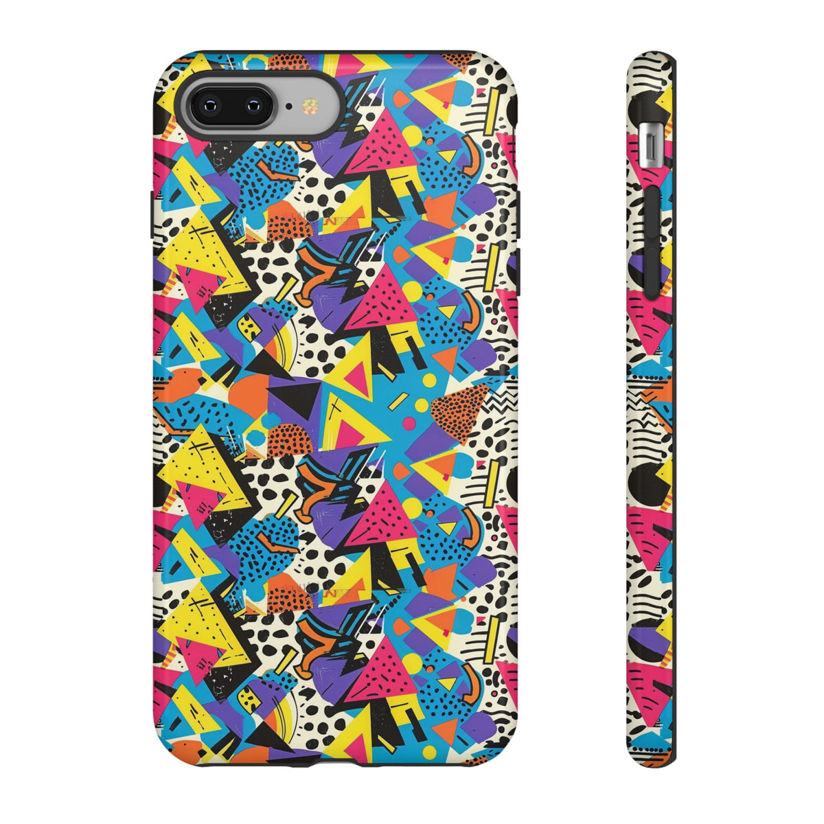 90s Themed Seamless Pattern Phone Case – Embrace Retro Style and Protection 231