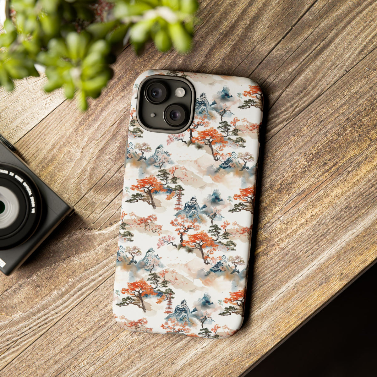 Japanese Pattern Phone Case – Elegant & Timeless Design for Your Phone 506