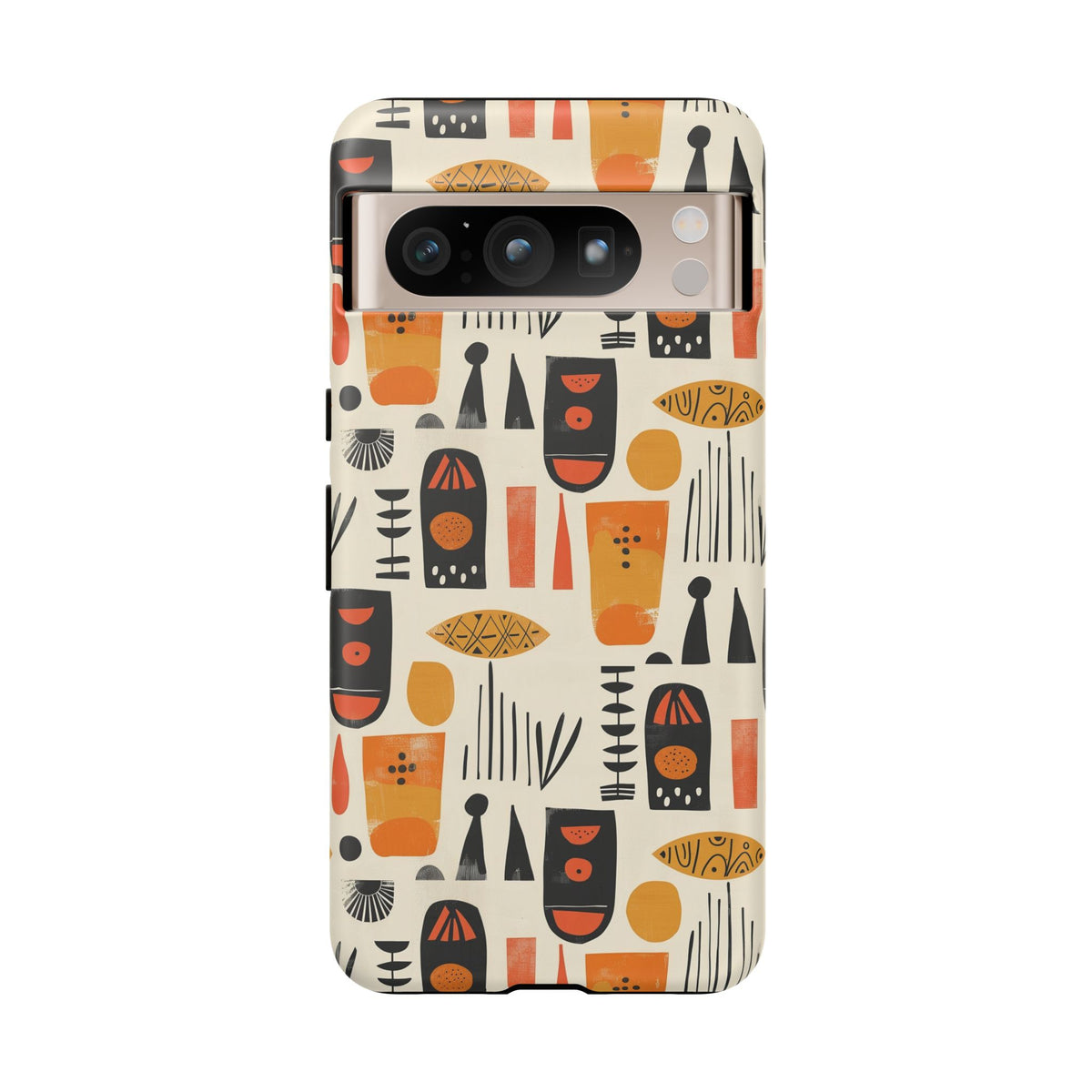 Stylish African Pattern Phone Case – Unique and Vibrant Protection 208