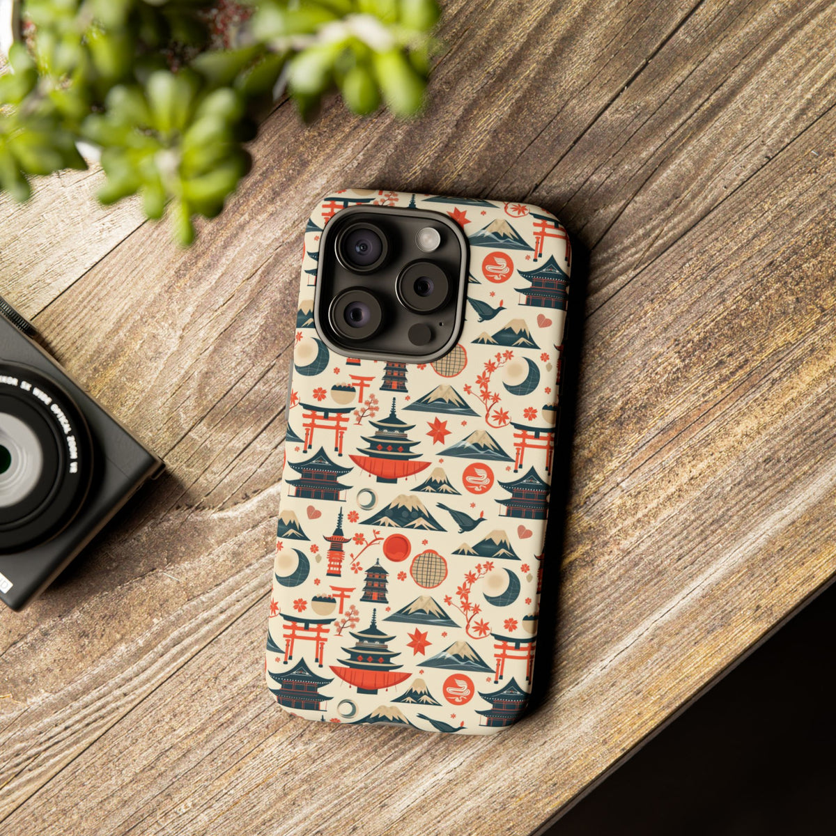 Japanese Pattern Phone Case – Elegant & Timeless Design for Your Phone 140