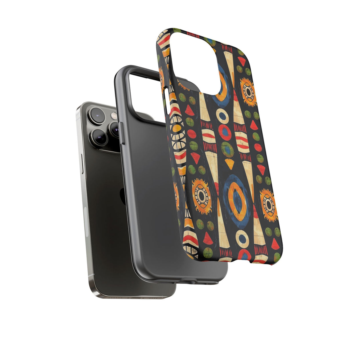 Stylish African Pattern Phone Case – Unique and Vibrant Protection 165