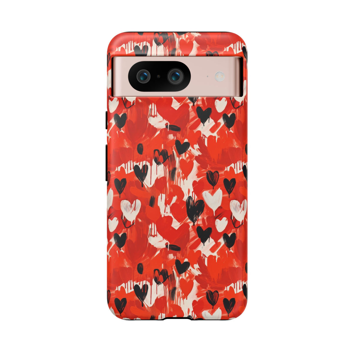 Heart Pattern Phone Case – Stylish & Loving Design for Your Device 355