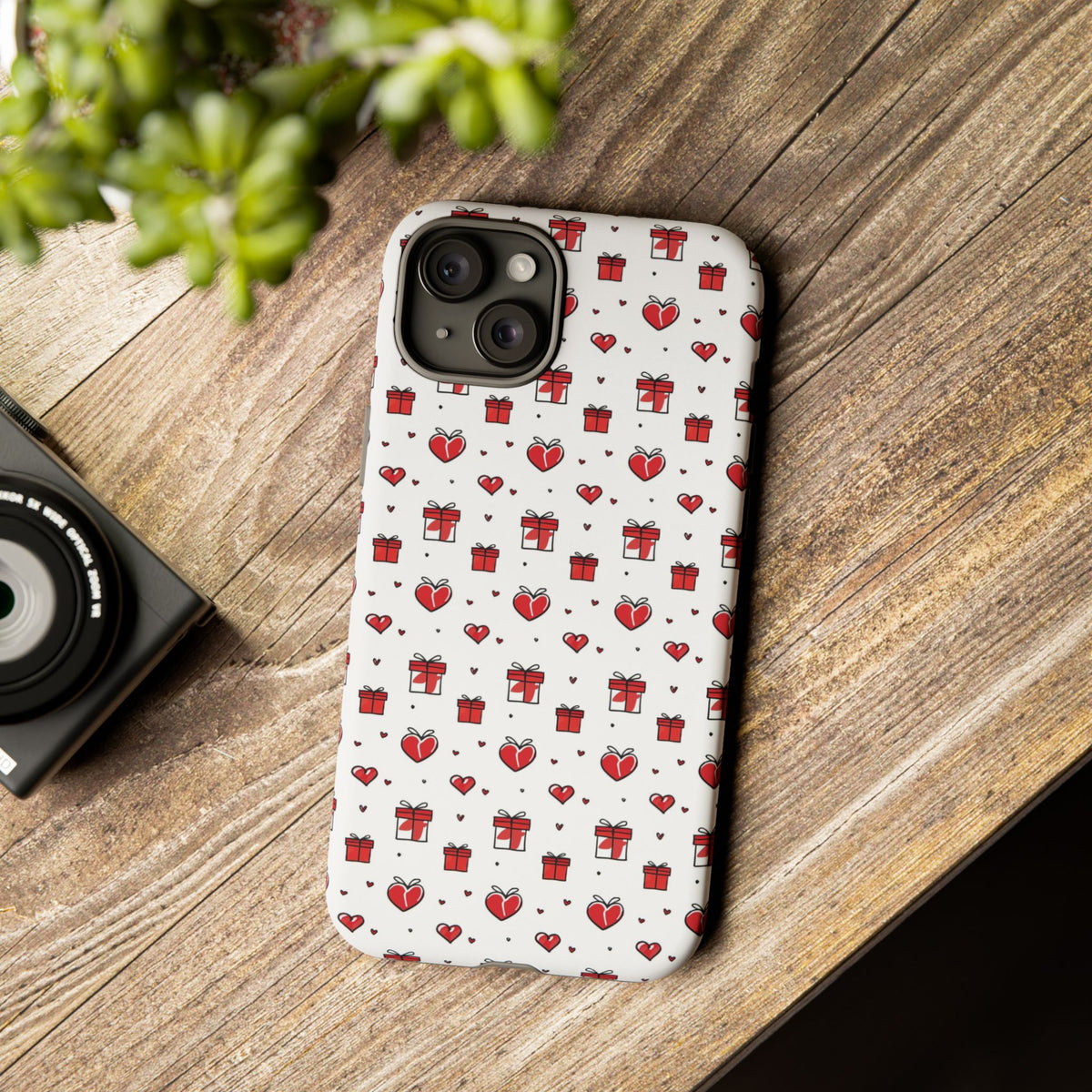 Heart Pattern Phone Case – Stylish & Loving Design for Your Device 234