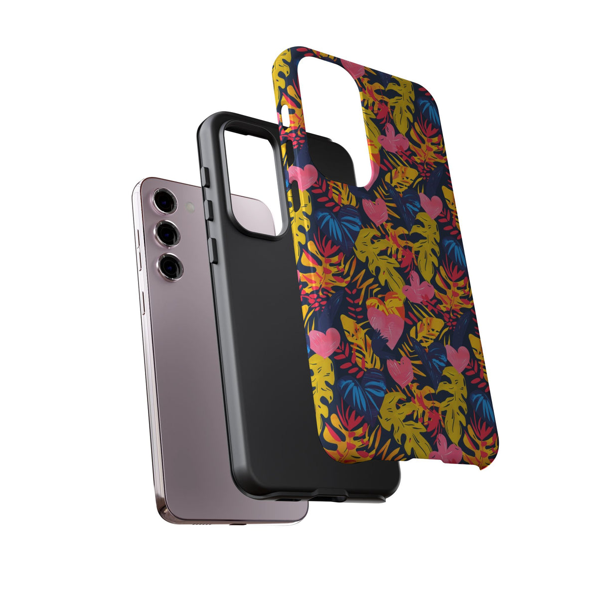 Heart Pattern Phone Case – Stylish & Loving Design for Your Device 360