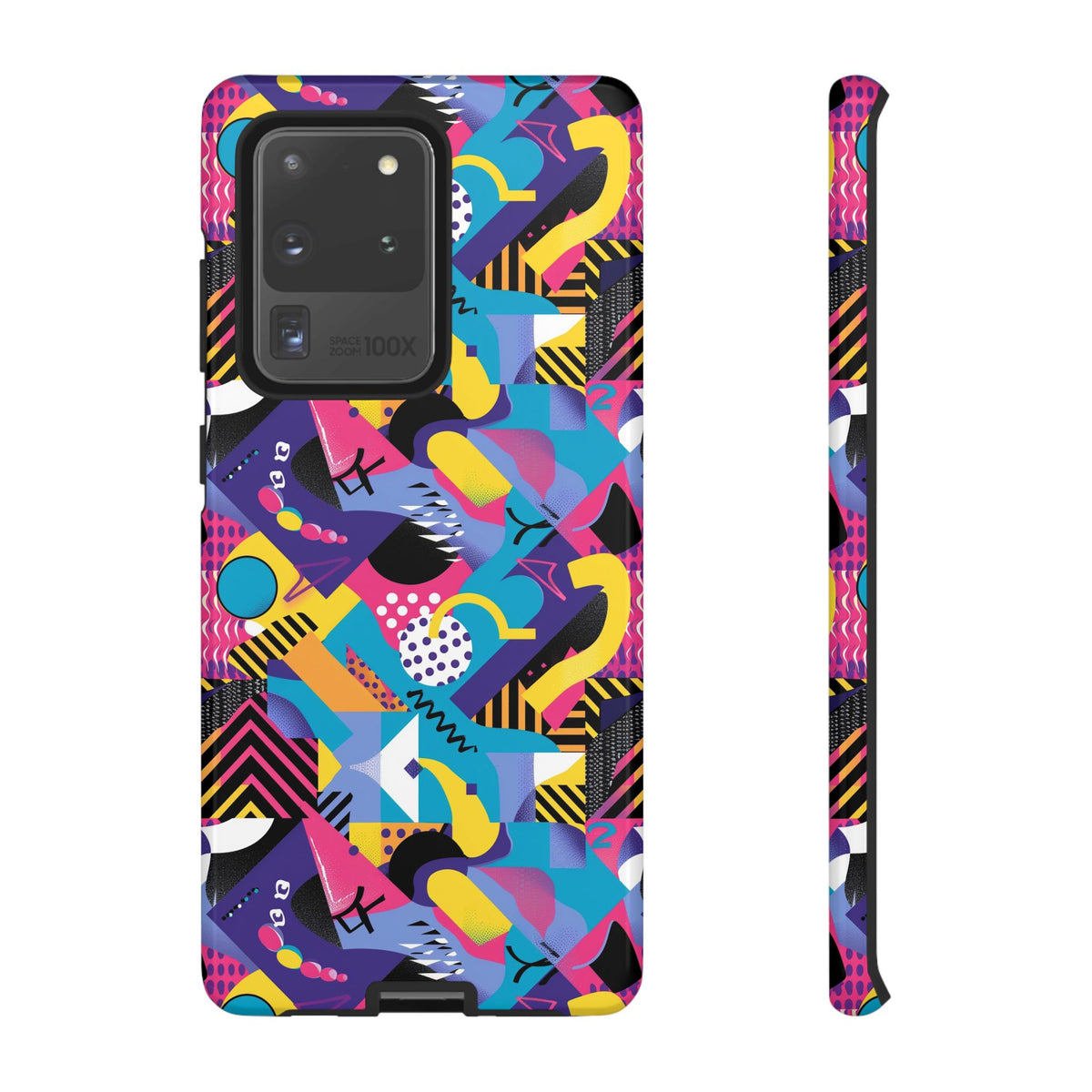 90s Themed Seamless Pattern Phone Case – Embrace Retro Style and Protection 303