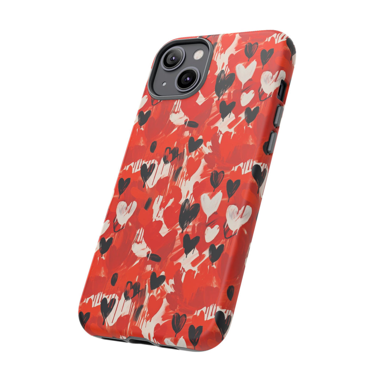 Heart Pattern Phone Case – Stylish & Loving Design for Your Device 355