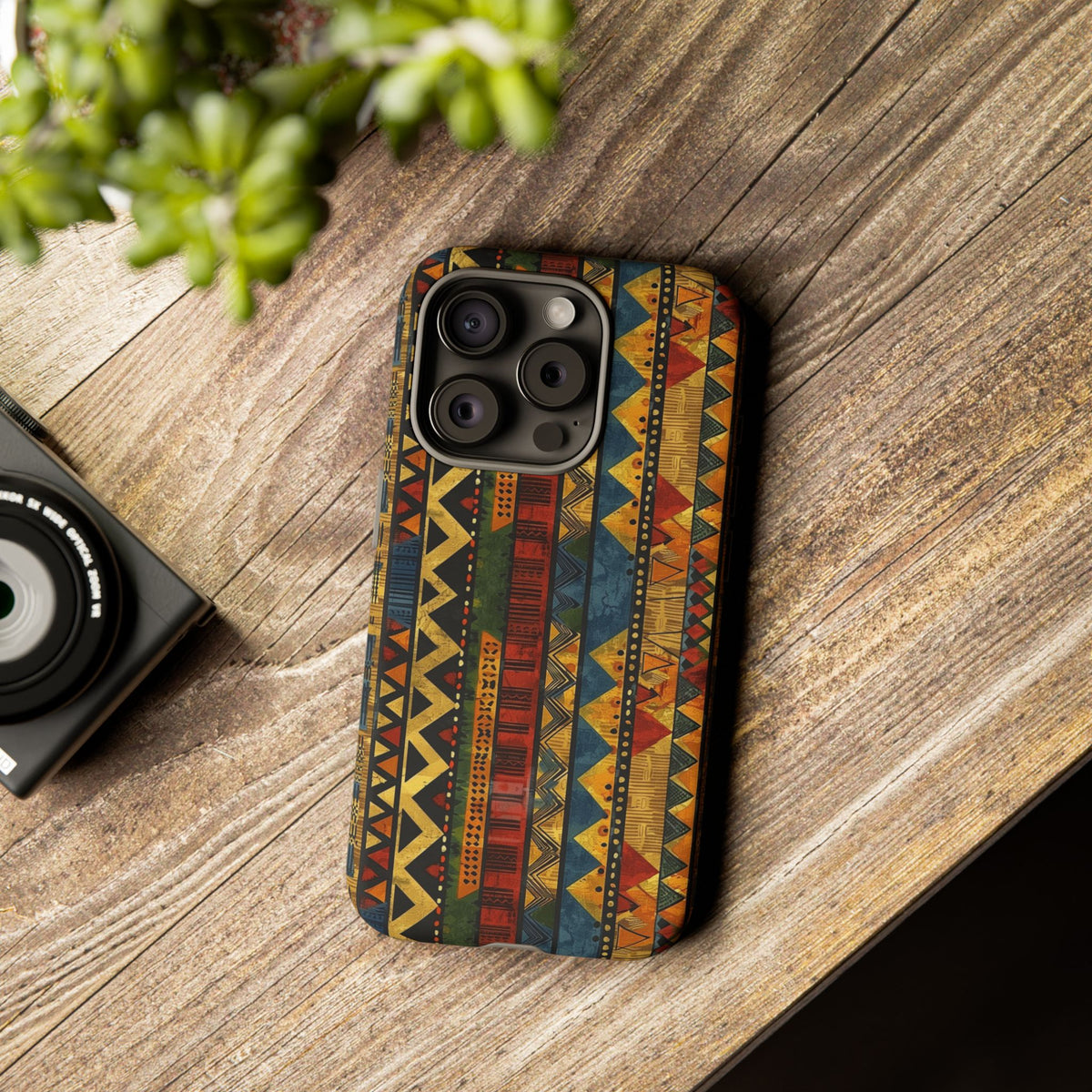 Stylish African Pattern Phone Case – Unique and Vibrant Protection 166