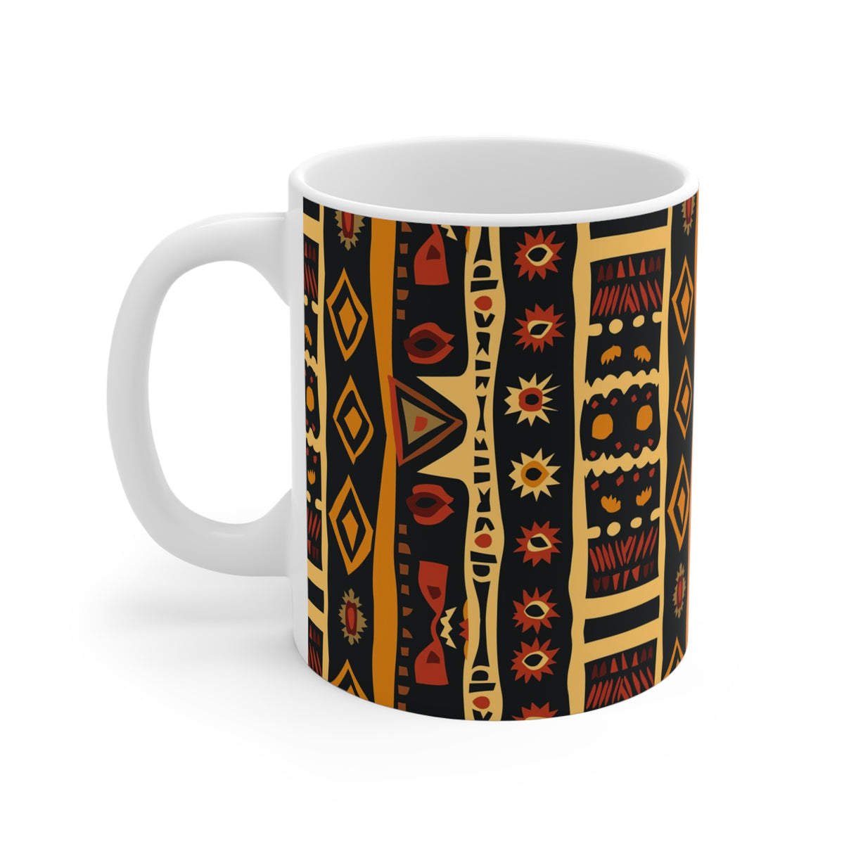 All-Over African Pattern Coffee Mug 601