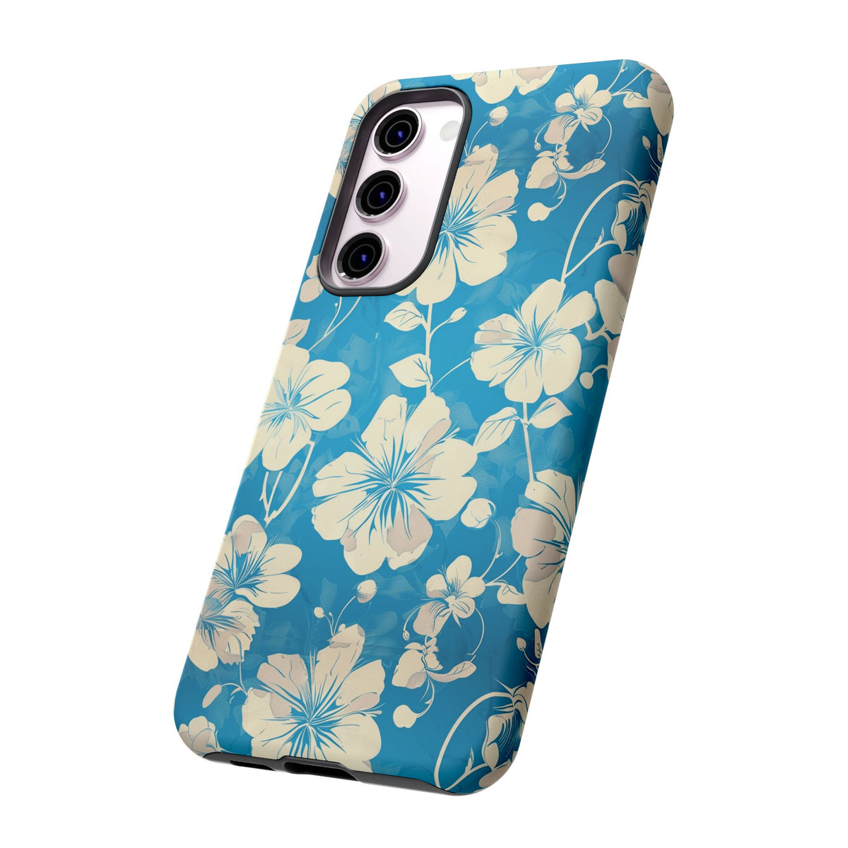 Blue Floral Seamless Pattern Phone Case