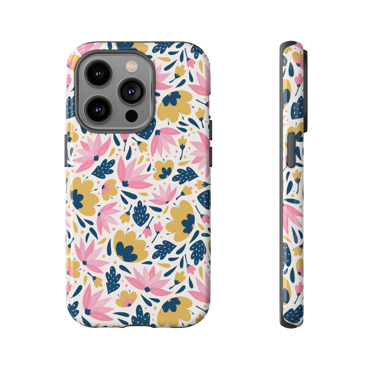 Colorful Little Flower Design Phone Case – Bright and Cheerful Floral Phone Cover 3