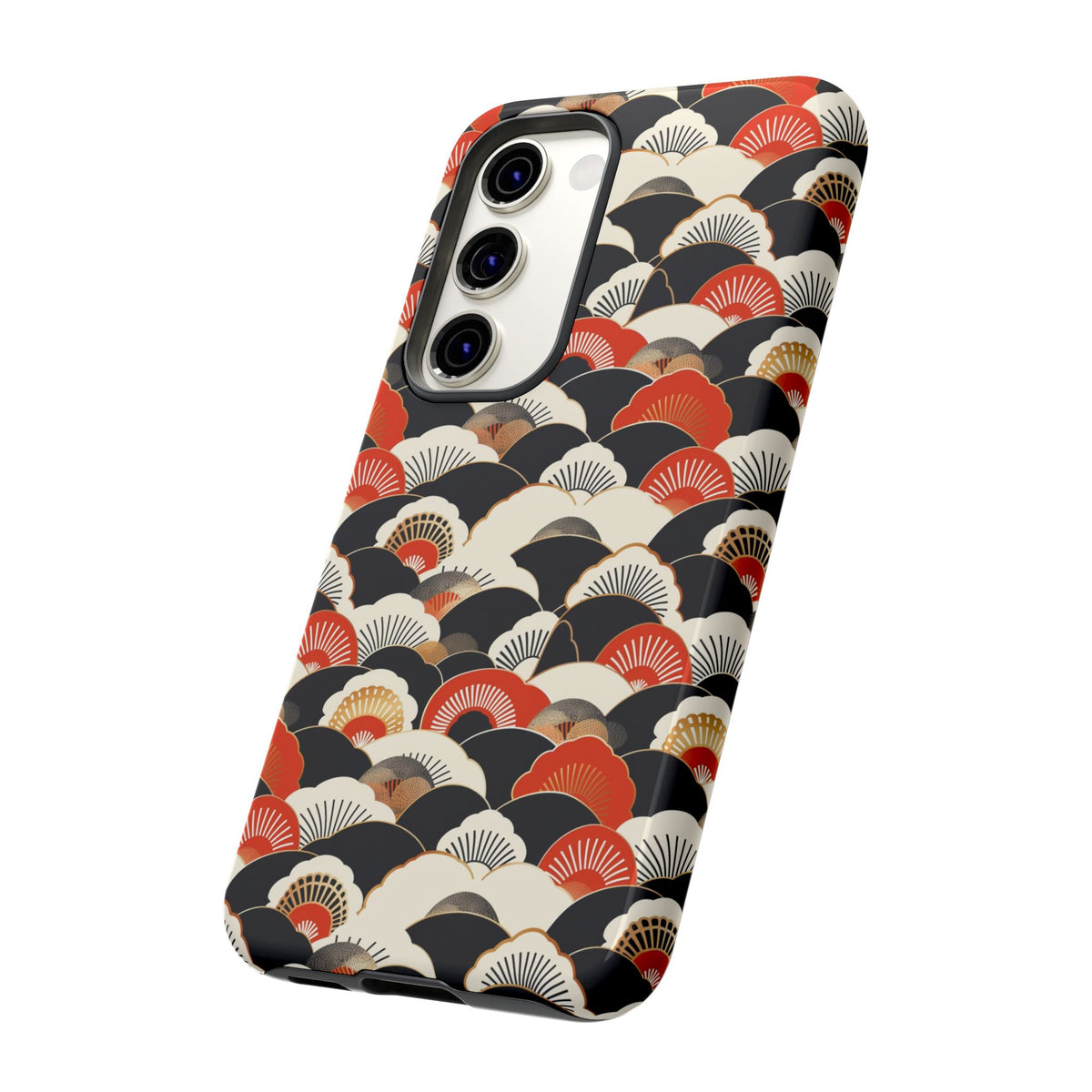 Japanese Pattern Phone Case – Elegant & Timeless Design for Your Phone 080