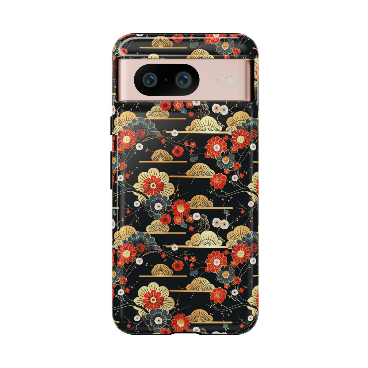 Japanese Pattern Phone Case – Elegant & Timeless Design for Your Phone 063