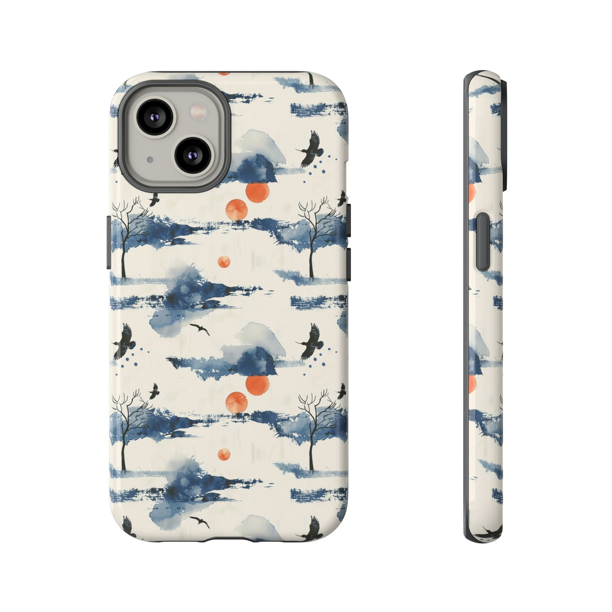 Japanese Pattern Phone Case – Elegant & Timeless Design for Your Phone 030