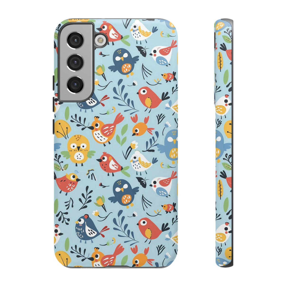 Birds Seamless Pattern Phone Case – Elegant and Timeless Avian Design 7