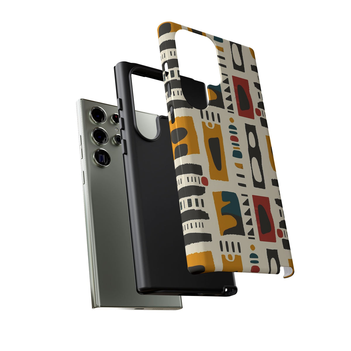 Stylish African Pattern Phone Case – Unique and Vibrant Protection 260