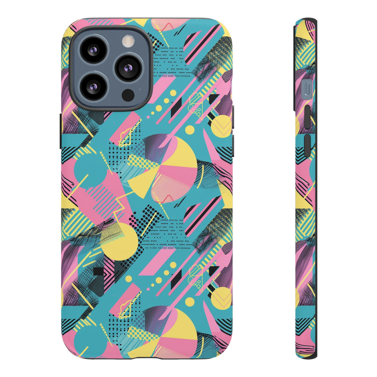 Retro 80s Seamless Phone Case – Vintage Style Meets Modern Protection 083