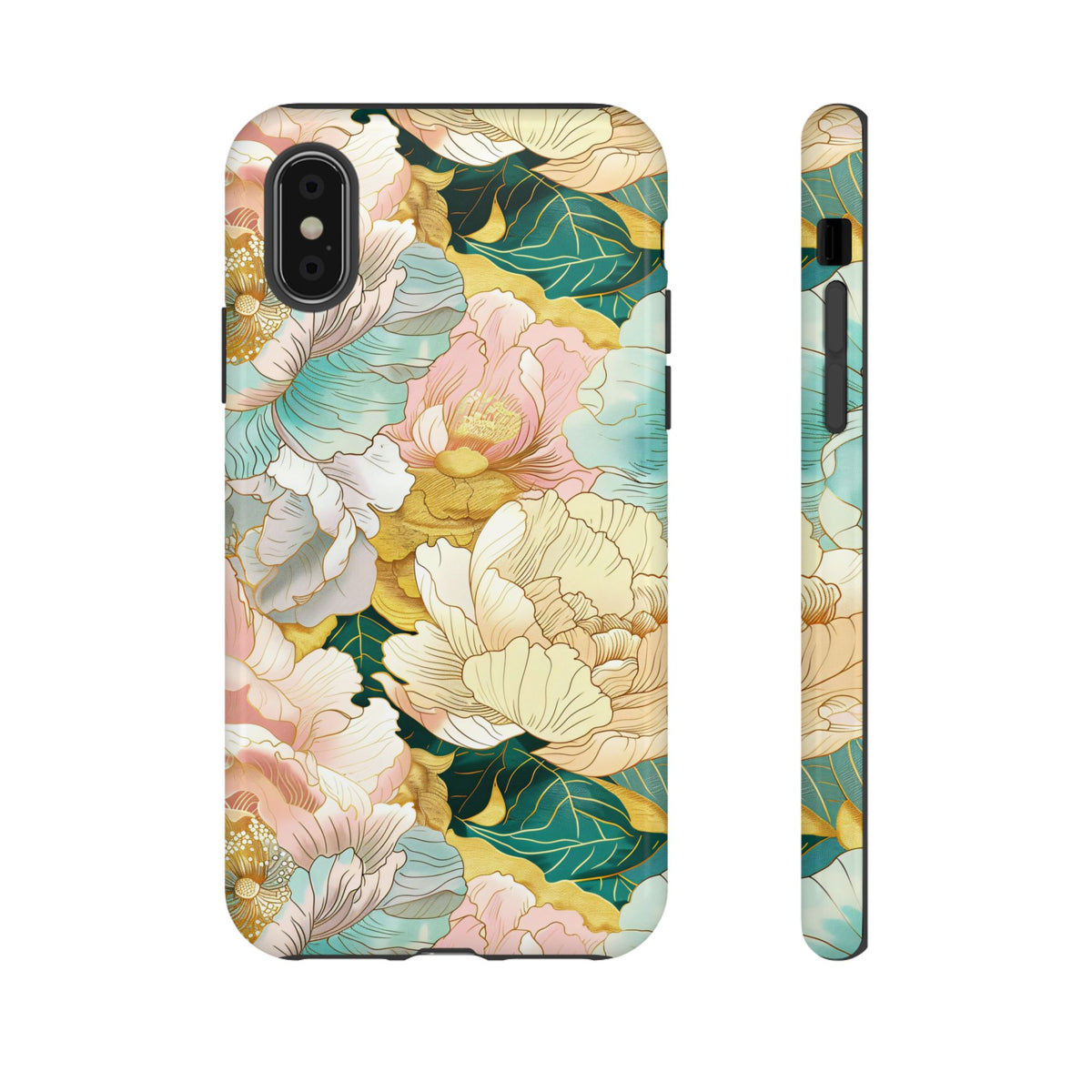 Japanese Blossom Asian Floral Design Phone Case – Elegant Floral Phone Cover