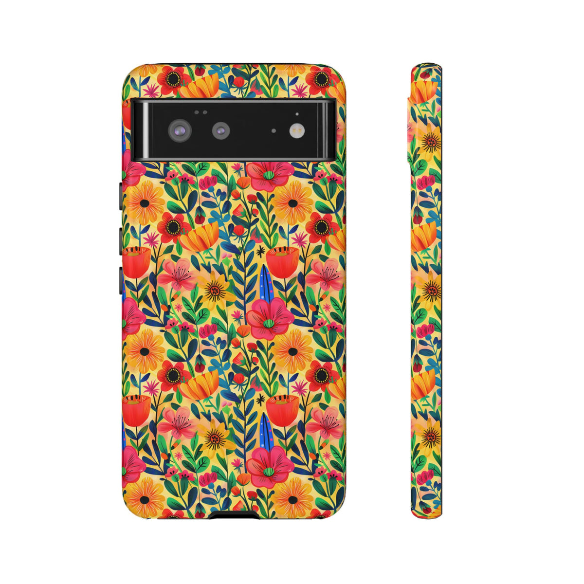 Frida Kahlo's Flower Phone Case – Artistic Elegance for Your Phone 7