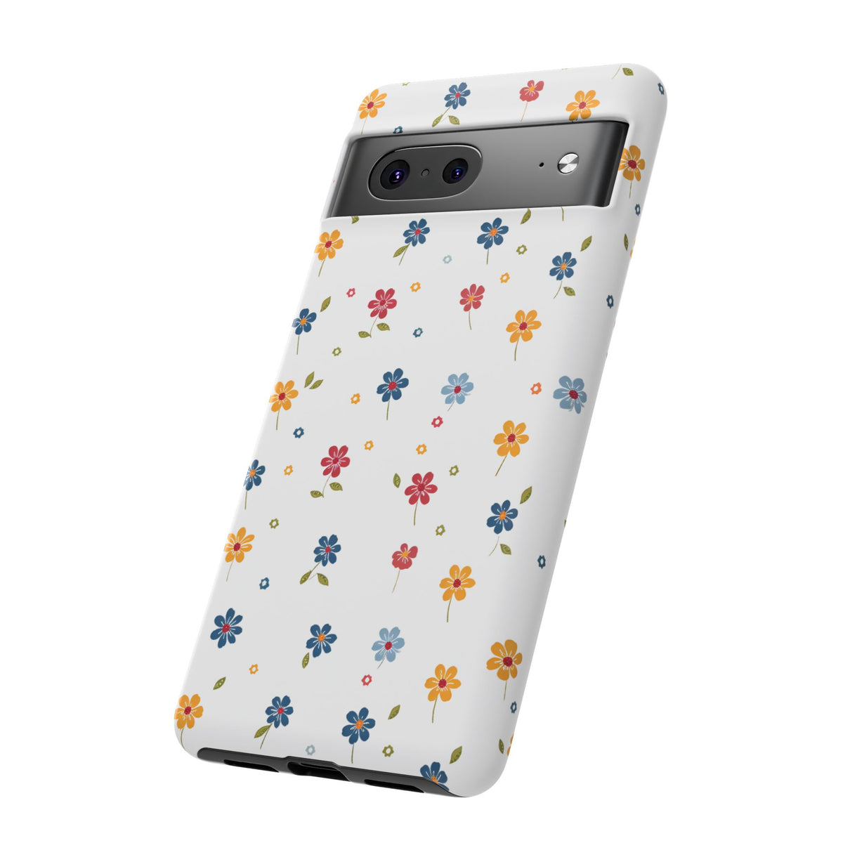 Wild Flowers Garden Stitch Phone Case – Nature-Inspired Floral Design