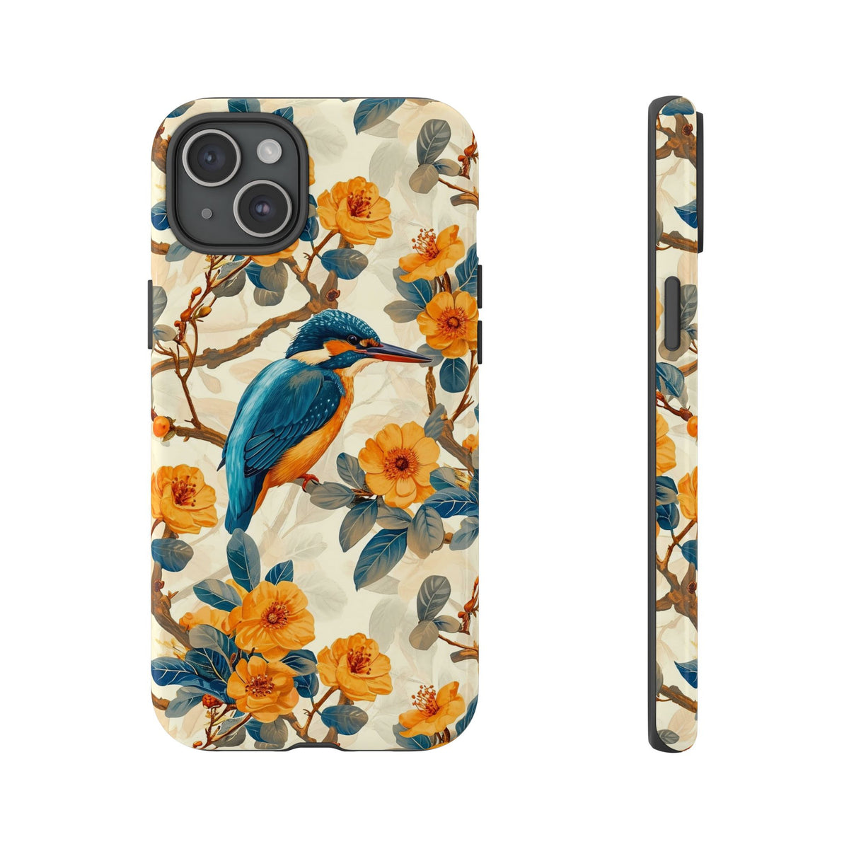 Birds Seamless Pattern Phone Case – Elegant and Timeless Avian Design