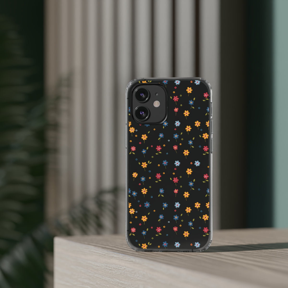 Wild Flowers Garden Stitch Phone Case – Nature-Inspired Floral Design 2