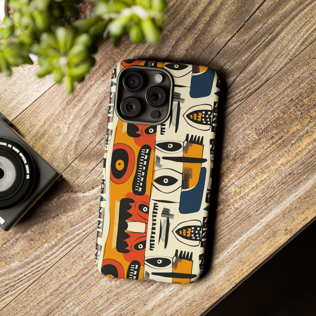 Stylish African Pattern Phone Case – Unique and Vibrant Protection 204