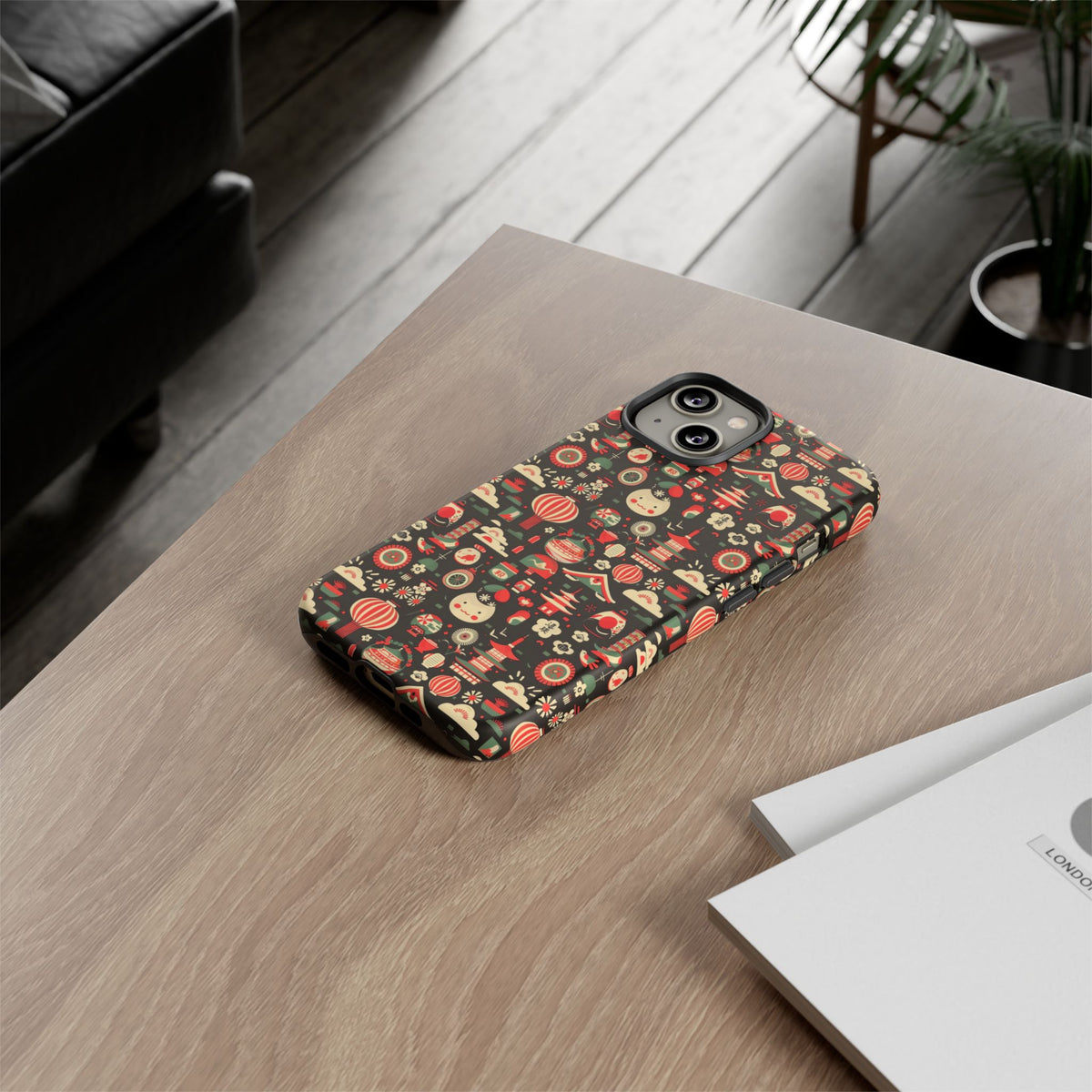 Japanese Pattern Phone Case – Elegant & Timeless Design for Your Phone 032