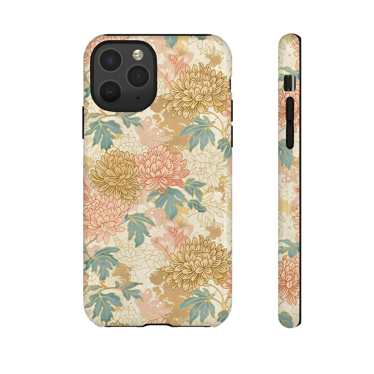 Japanese Blossom Asian Floral Design Phone Case – Elegant Floral Phone Cover